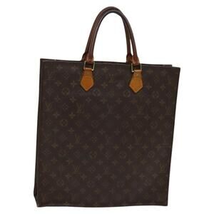 LOUIS VUITTON Monogram Sac Plat Hand Bag M51140